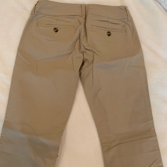 American Eagle Khaki Skinny Jean Size 0 - Picture 2 of 4